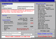 Order Form Source Code screenshot